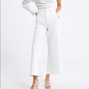 ZARA Marine Straight Flare High Waisted Jeans